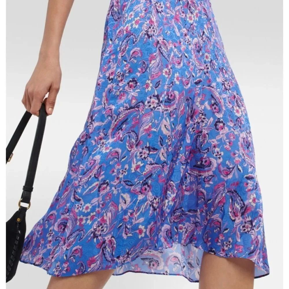 Isabel Marant Paysa printed silk-blend midi dress